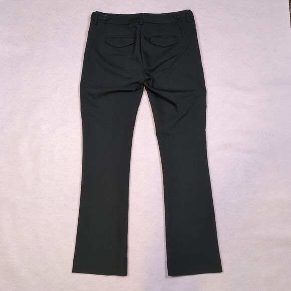 Express‎ Columnist Pants Womens 2R Straight Leg Hunter Green Washable #90068 - Picture 8 of 12